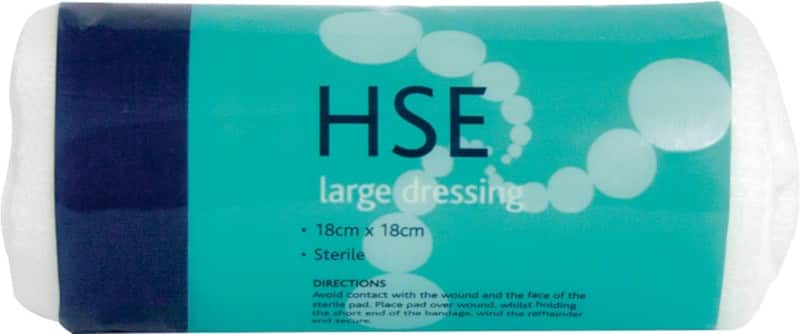 Reliance Medical Dressing Bandage Large 18 x 18 cm Pack of 10