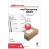 Office Depot Multifunction Labels Self Adhesive 99.1 x 67.7 mm White 40 Sheets of 8 Labels