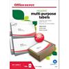Office Depot Multifunction Labels Self Adhesive 210 x 148 mm White 200 Labels