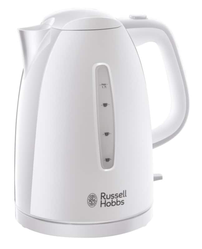 Russell Hobbs Cordless Kettle 1.7 L White 3000 W