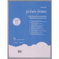 Niceday Wall Mountable Picture Frame 978908 300 x 400 mm Grey Pack of 2