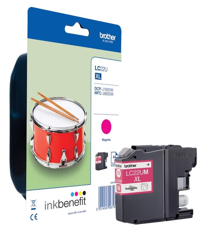 Brother LC221M Original Ink Cartridge Magenta