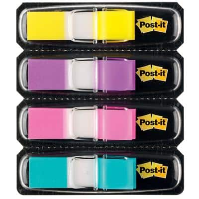Post-it Index Flags 683-4AB 11.9 x 43.2 mm Assorted 35 x 4 Pack