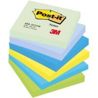 Post-it Sticky Notes 76 x 76 mm Dreamy Colours 6 Pads of 100 Sheets