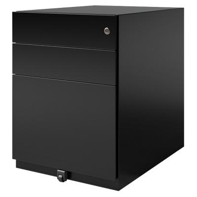 Bisley Pedestal with 3 Lockable Drawers Metal 420 x 565 x 565mm Black