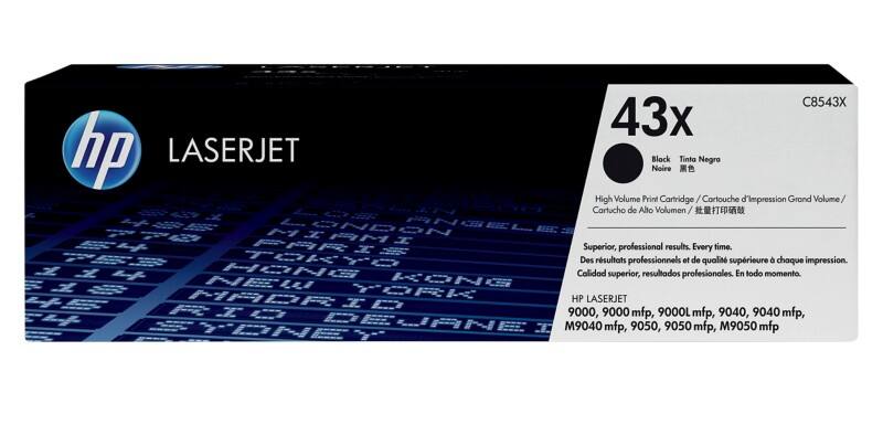 HP 43X Original Toner Cartridge C8543X Black