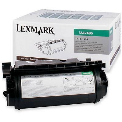 Lexmark 12A7465 Original Black Toner Cartridge