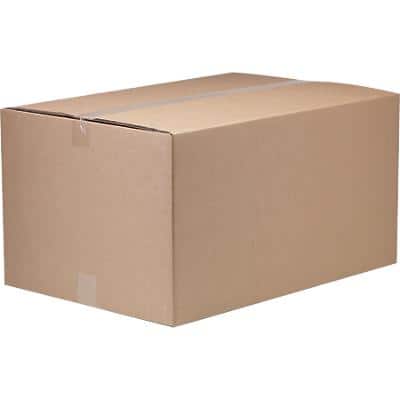 Fellowes DW2 Postal Boxes 499 (W) x 346 (D) x 350 (H) mm Brown 10 Pieces