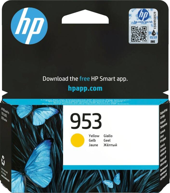 HP 953 Original Ink Cartridge F6U14AE Yellow