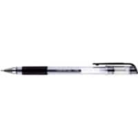 Foray Comfort Gel Rollerball Pen Grip Fine 0.4 mm Black Pack of 12