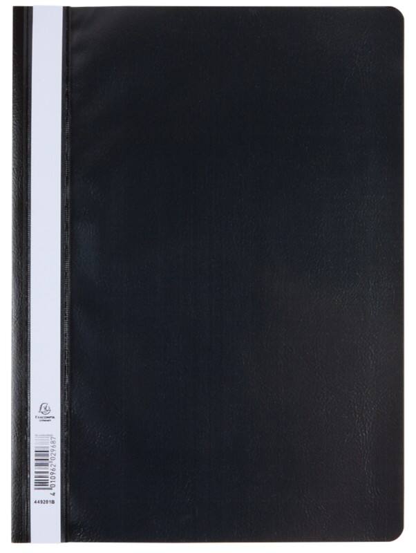 Exacompta Report File A4 Black Polypropylene Pack of 25