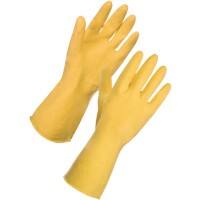 Supertouch Gloves Latex Size L Yellow Pack of 12