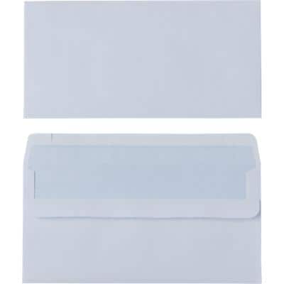 Viking Envelopes Plain DL 220 (W) x 110 (H) mm Self-adhesive Self Seal White 80 gsm Pack of 1000