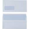 Office Depot Envelopes with Window DL 220 (W) x 110 (H) mm Self-adhesive Self Seal White 80 gsm Pack of 1000