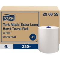 Tork Hand Towels H1  Without feather edge White 1 Ply 290059 6 Rolls of 280 m