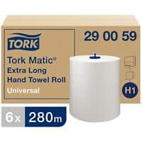 Tork Hand Towels H1  Without feather edge White 1 Ply 290059 6 Rolls of 280 m
