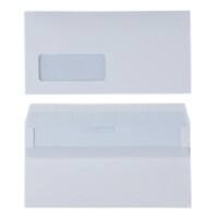 Office Depot Envelopes with Window DL 220 (W) x 110 (H) mm Self-adhesive Self Seal White 110 gsm Pack of 500