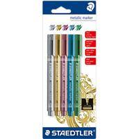Staedtler Metallic Marker White Pen 1.2mm 8323 - 0 