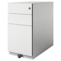 Bisley Pedestal with 3 Lockable Drawers Metal 300 x 565 x 565mm White