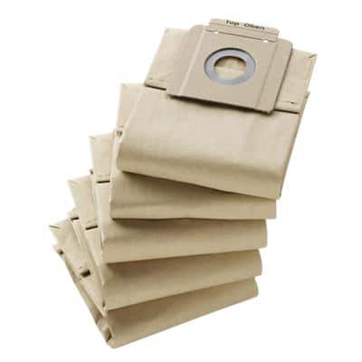 Kärcher Filter Paper Vacuum Bags Brown 69043620 Pack of 10
