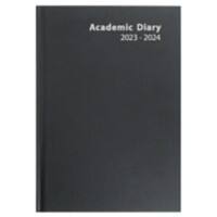 Niceday Academic Diary 2022, 2023 A5 1 Day per page Paper Black English