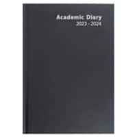 Niceday Academic Diary 2022, 2023 A5 Week to view Paper Black English
