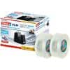 tesafilm Tape Dispenser Easy Cut Black + Eco & Clear Tape 19mm x 33m Clear 2 Rolls