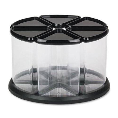 Deflecto Desk Organiser Tidy Tub Plastic Transparent 28.3 x 28.3 x 16.9 cm