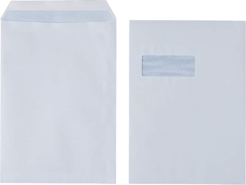 Viking Envelopes with Window C4 229 (W) x 324 (H) mm Self-adhesive Self Seal White 90 gsm Pack of 250