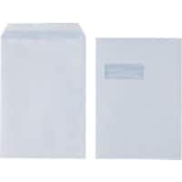 Viking Envelopes with Window C4 229 (W) x 324 (H) mm Self-adhesive Self Seal White 90 gsm Pack of 250