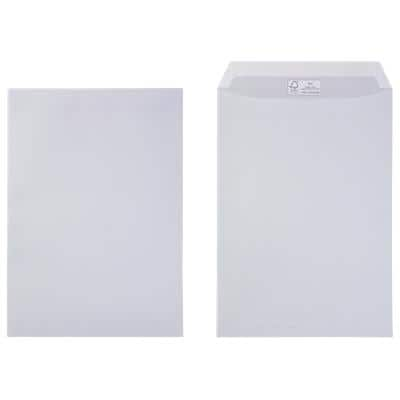 Viking C4 Peel and Seal Envelopes White 229 (W) x 324 (H) mm Plain 100 gsm Pack of 250