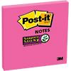 Post-it Super Sticky Notes 76 x 76 mm Poppy Colour Square 6 Pads of 90 Sheets