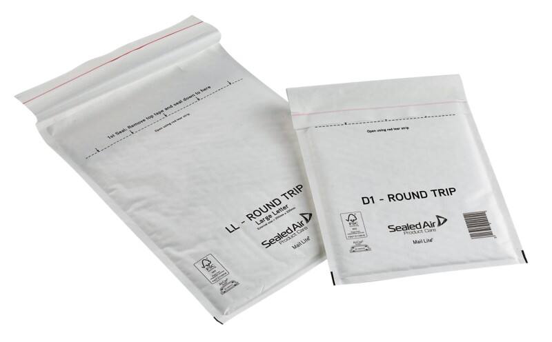 Sealed Air Padded Envelopes D/1 White Plain 180 (W) x 260 (H) mm Peel and Seal Pack of 100