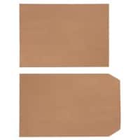 Office Depot C5 Kraft Pouches 162 x 229mm Self Seal Plain 90gsm Brown Pack of 500