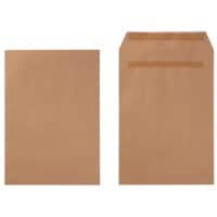 Office Depot Envelopes Plain C4 324 (W) x 229 (H) mm Self-adhesive Self Seal Brown 80 gsm Pack of 250