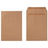 Office Depot Envelopes Plain C4 229 (W) x 324 (H) mm Self-adhesive Self Seal Brown 90 gsm Pack of 250
