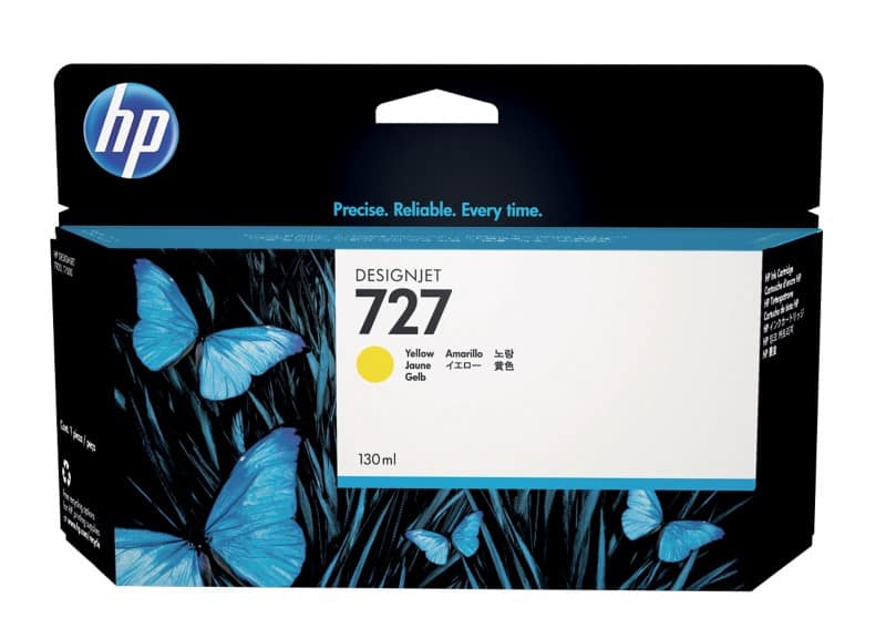HP 727 Original Ink Cartridge B3P21A Yellow