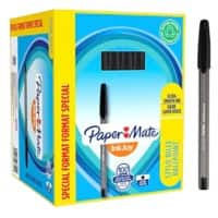 PaperMate Ballpoint Pen InkJoy 100 Medium 1 mm Black Pack of 100