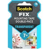 Scotch-Fix Mounting Tape Special Tapes Transparent 19 mm x 1.5 m