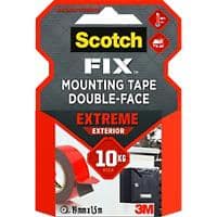 Scotch-Fix Mounting Tape Exterior Grey 19 mm  x 1.5 m