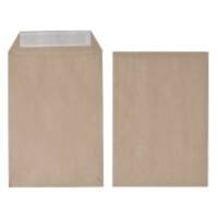 Office Depot Envelopes Plain C5 229 (W) x 162 (H) mm Adhesive Strip Brown 115 gsm Pack of 500