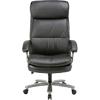 Realspace Zeus Executive Chair Basic Tilt Bonded leather Fixed Armrest Height Adjustable Seat Black 150 kg
