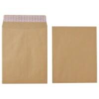 Office Depot Non Standard Gusset Envelopes 254 x 305 x 25mm Peel and Seal Plain 115gsm Brown Pack of 125