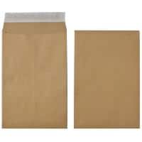 Office Depot C4 Gusset Envelopes 229 x 324mm Peel and Seal Plain 120gsm Brown Pack of 125