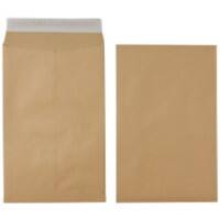 Office Depot Non Standard Gusset Envelopes 254 x 381 x 25mm Peel and Seal Plain 115 gsm Brown Pack of 125