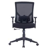 Realspace Vienna Office Chair Basic Tilt Mesh Height-Adjustable Armrest Height-adjustable Seat Black 110 kg 675 x 670 x 1,035 mm