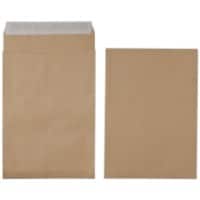 Office Depot Non Standard Premium Gusset Envelopes 254 x 356 mm Peel and Seal Plain 140gsm Brown Pack of 125