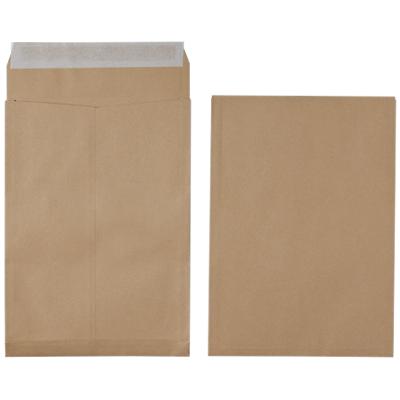 Office Depot Non Standard Premium Gusset Envelopes 254 x 356 mm Peel and Seal Plain 140 gsm Brown Pack of 125