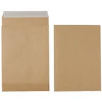 Office Depot Non Standard Gusset Envelopes 254 x 356 mm Peel and Seal Plain 140 gsm Brown Pack of 125