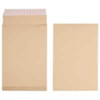 Office Depot Non Standard Gusset Envelopes 254 x 381 mm Peel and Seal Plain 140 gsm Brown Pack of 125
